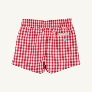 Sheffield Shorts- Richmond Red Gingham/Belhaven Blue