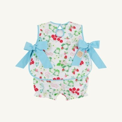 Talbott Tie Side- Berry Sweet/Belhaven Blue (Broadcloth)