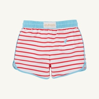 Tanner Trunks- Richmond Red Stripe/Belhaven Blue