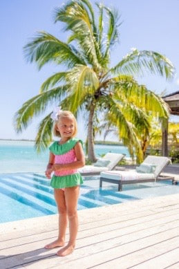 Sandy Swimsuit- Suffolk Seeds/Gibson Island Green
