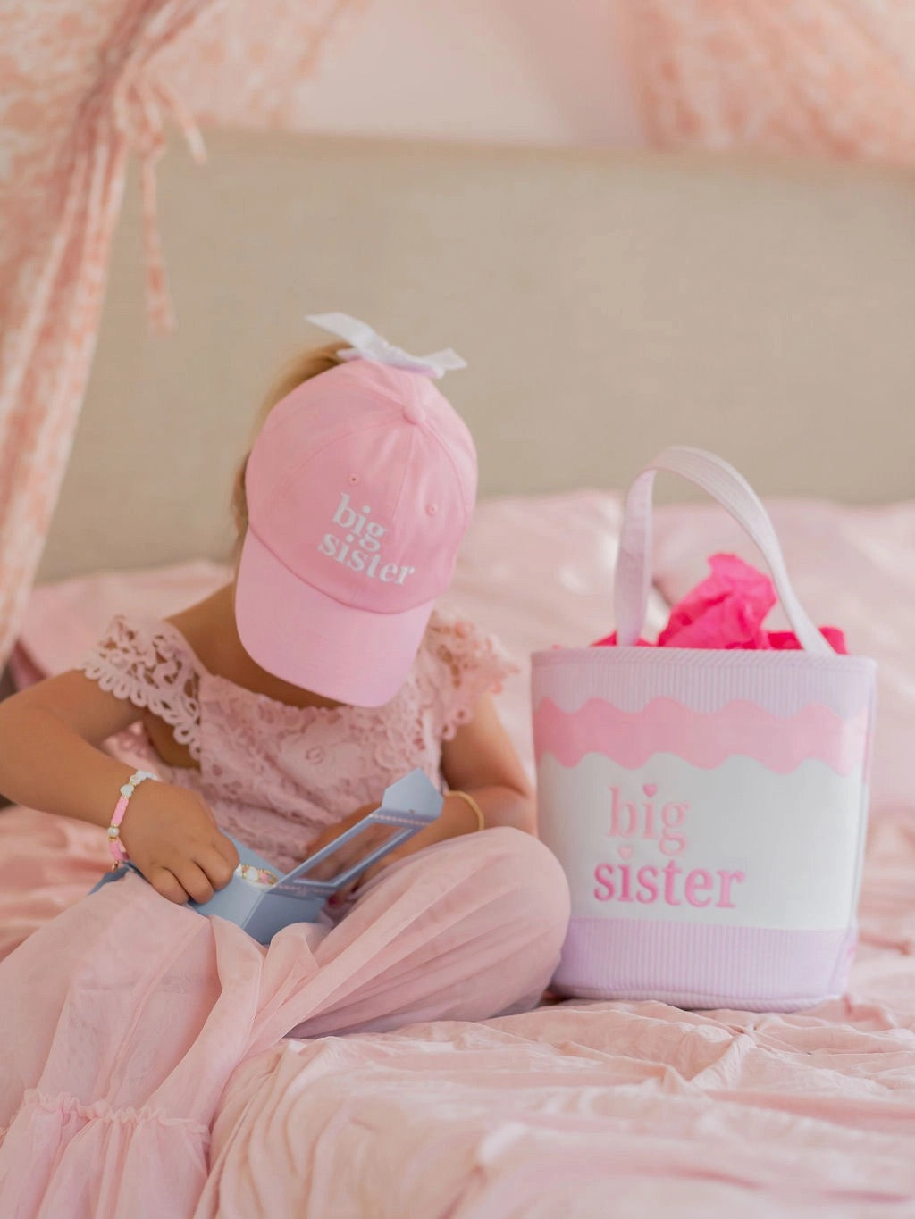Big Sister Bow Baseball Hat (Youth)