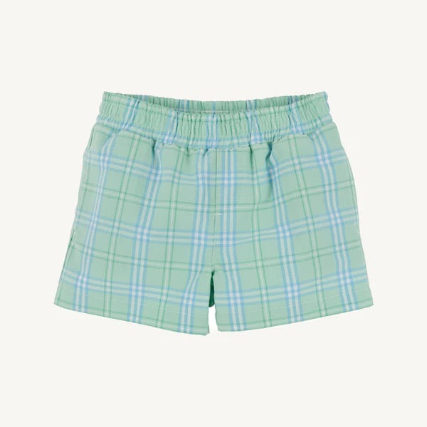 Sheffield Shorts- Pelham Bay Plaid (Green)