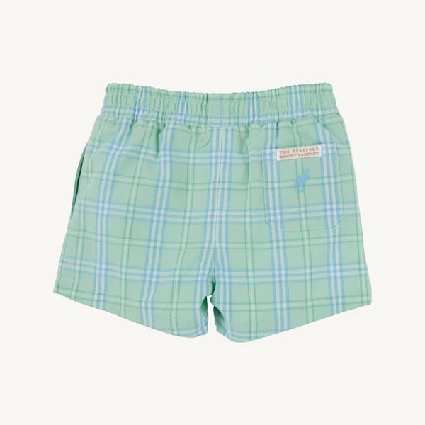 Sheffield Shorts- Pelham Bay Plaid (Green)
