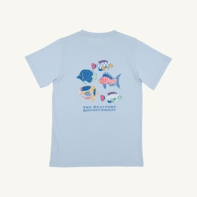 Sir Proper`s T-shirt- Buckhead Blue/Fish