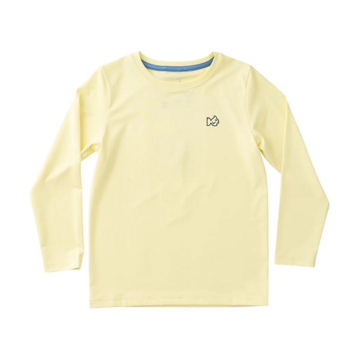 Kid's Performance Long Sleeve Fishing Boy Art T-Shirt- PRODOH