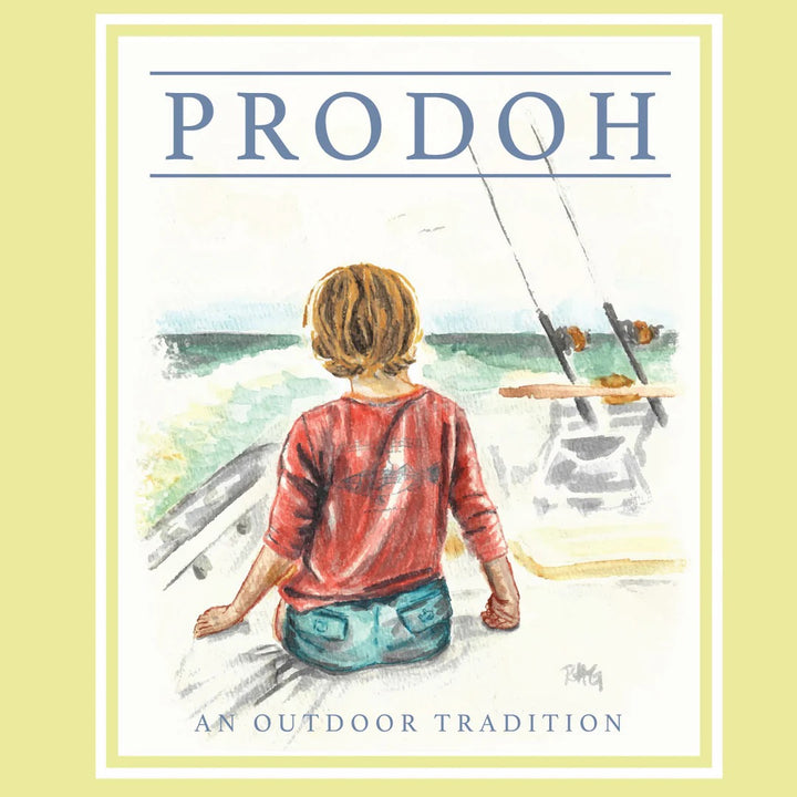 Kid's Performance Long Sleeve Fishing Boy Art T-Shirt- PRODOH