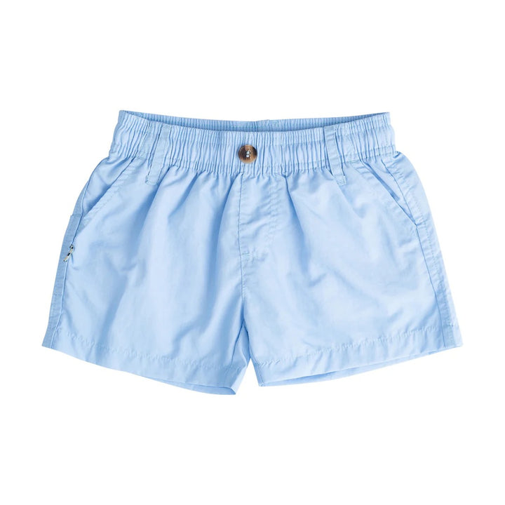 Boys' Outrigger Performance Shorts- Windsurfer Blue