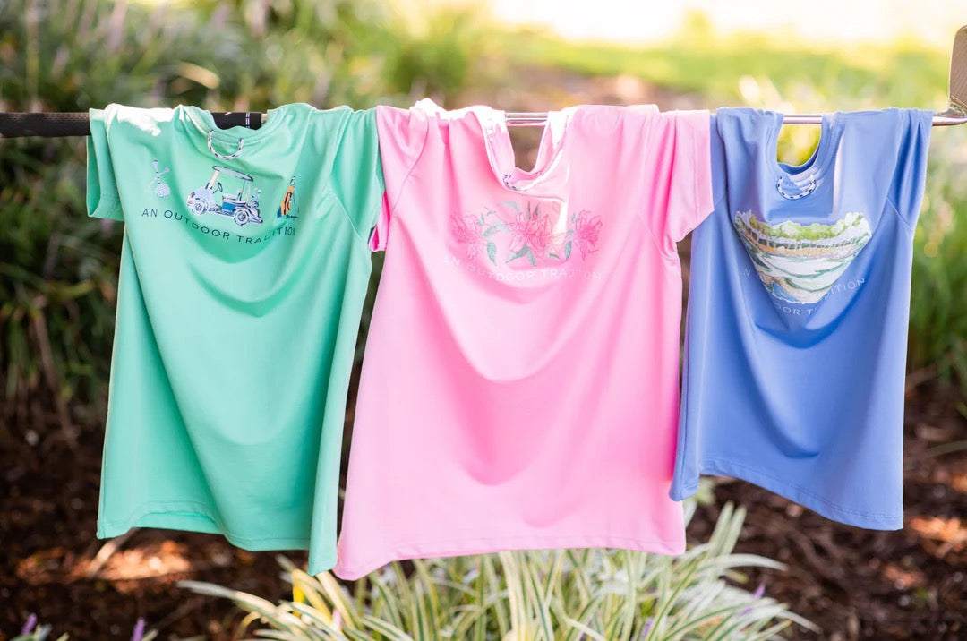 Girls' Performance Short Sleeve Azalea Blossom Art T-Shirt