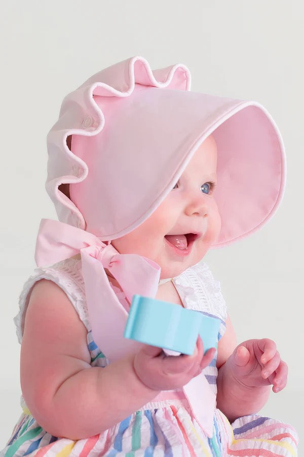 Palm Beach Pink Beaufort Bonnet- Broadcloth