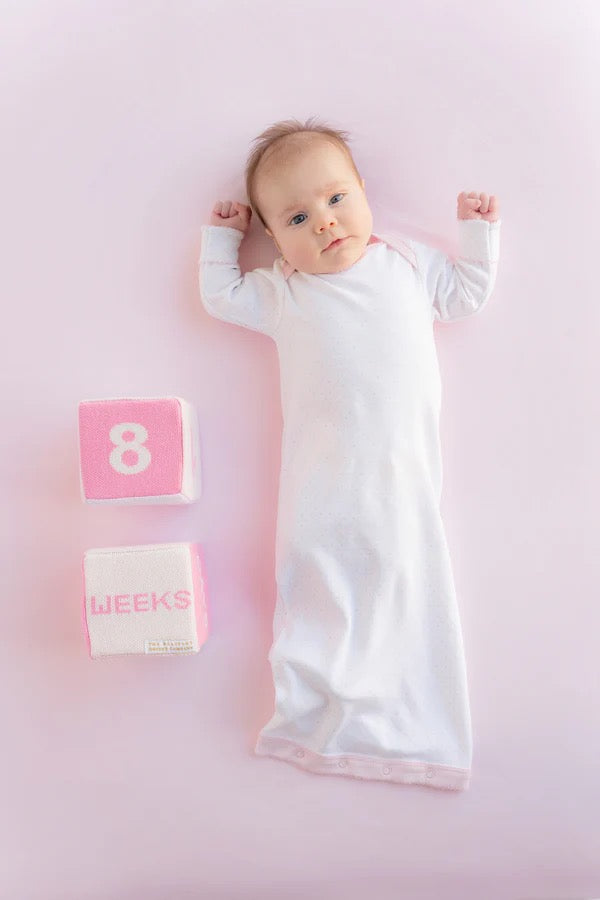 Blaylock Blocks- Hamptons Hot Pink/Palm Beach Pink/Palmetto Pearl/Worth Ave White