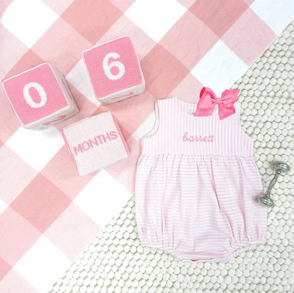 Blaylock Blocks- Hamptons Hot Pink/Palm Beach Pink/Palmetto Pearl/Worth Ave White