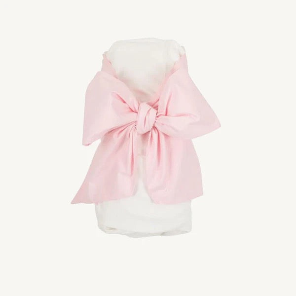 Bow Swaddle - Broadcloth (Palm Beach Pink)