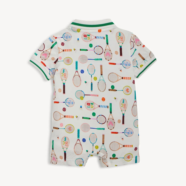 Love All Magnetic Modal S/S Short Polo Romper