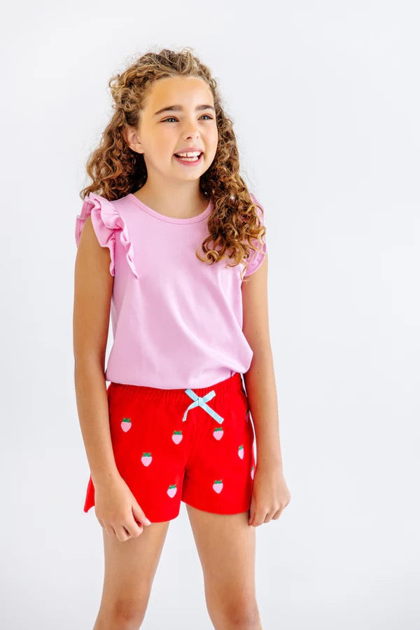 Critter Cheryl Shorts- Richmond Red/Strawberry (Twill)