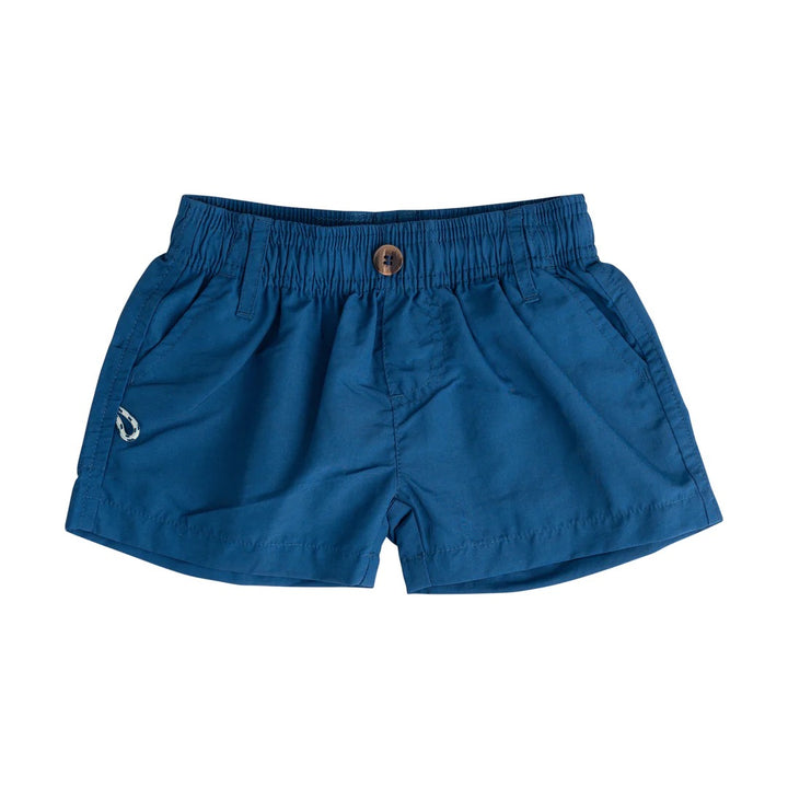 Boys' Outrigger Performance Shorts- Classic Navy Peony