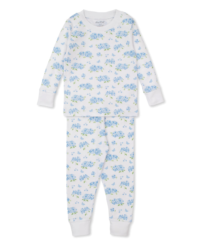 Heavenly Hydrangeas Pajama Set- Blue