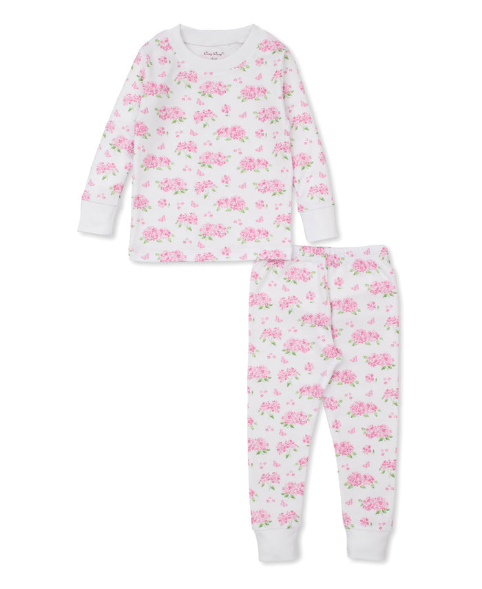 Heavenly Hydrangeas Pajama Set- Pink