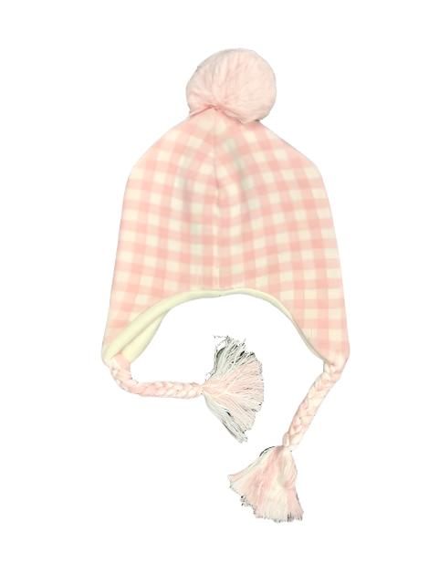 Pink Gingham Hat with Lining