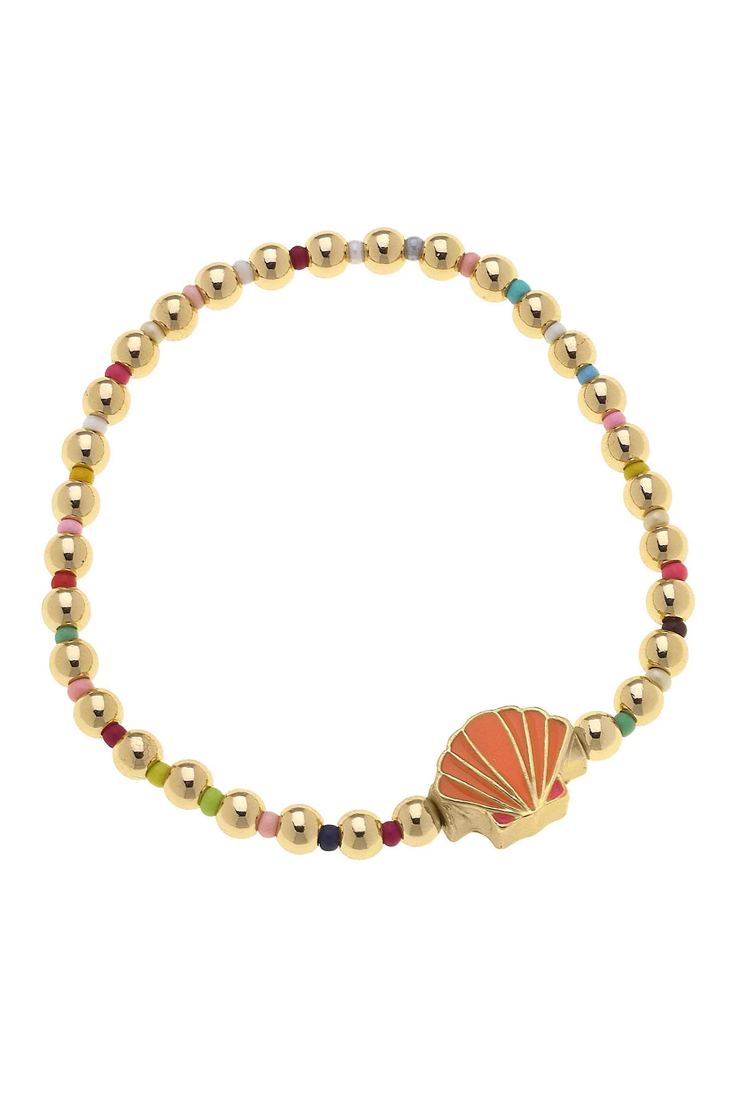 Roxy Shell Rainbow Beaded Children's Bracelet