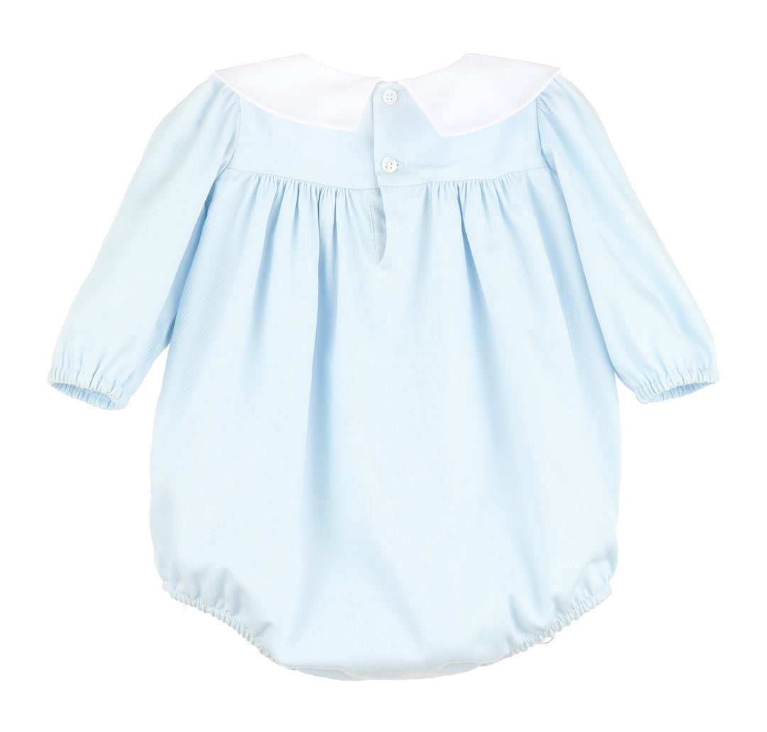 Cozy Club Notched Bubble- Blue