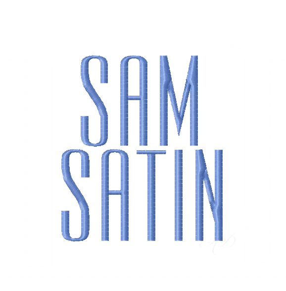 Sam Satin Font (1-3) +$10