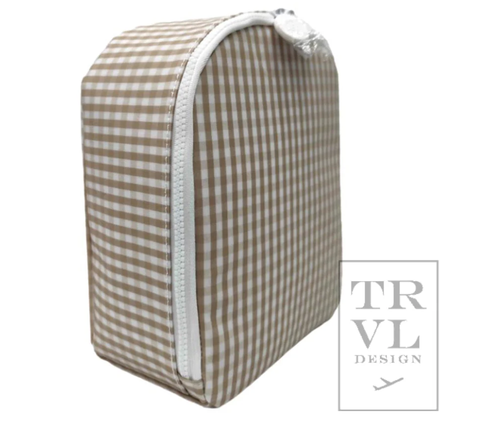 Bring It! Lunch Bag - Gingham Khaki