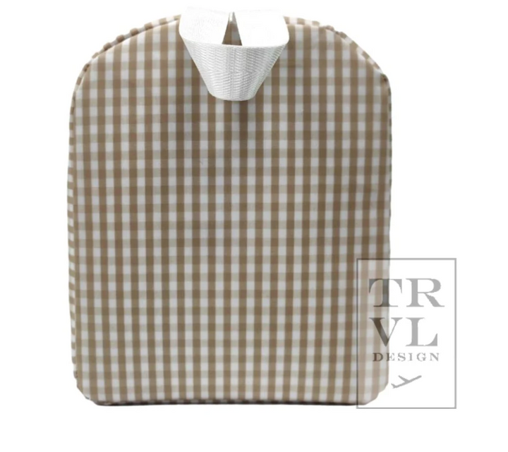 Bring It! Lunch Bag - Gingham Khaki