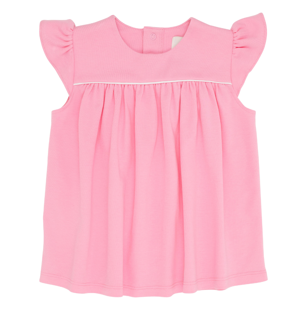 Dowell Day Top- Hamptons Hot Pink