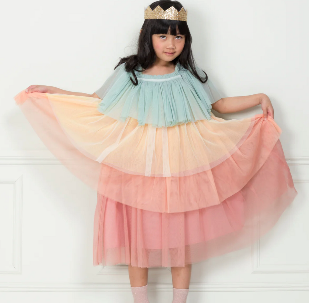 Rainbow Ruffle Princess Dress Up