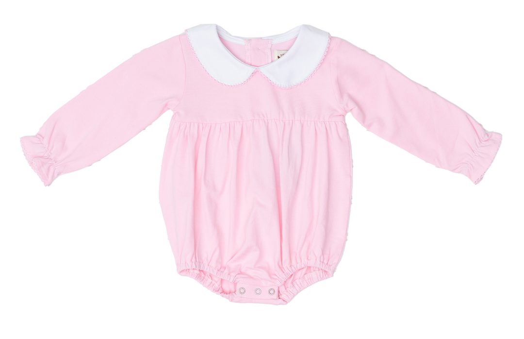 Mary Mills Long Sleeve Bubble- Light Pink