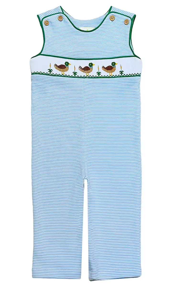 Mallard Ashton Longall- Light Blue Bitty Stripe