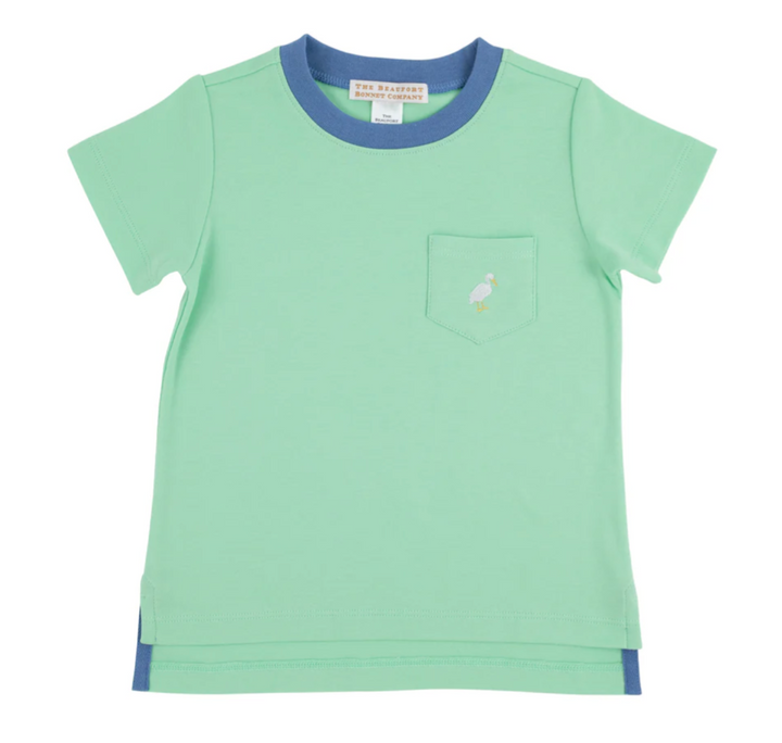 Carter Crewneck-  Grace Bay Green/Barbados Blue