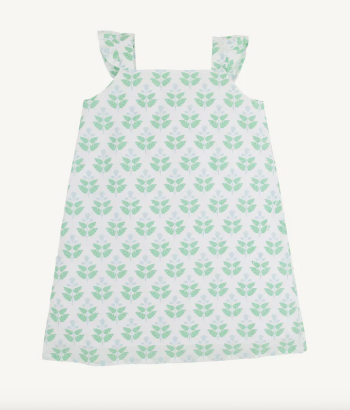 Angel Sleeve Donna Dress- Hanover Hand Block