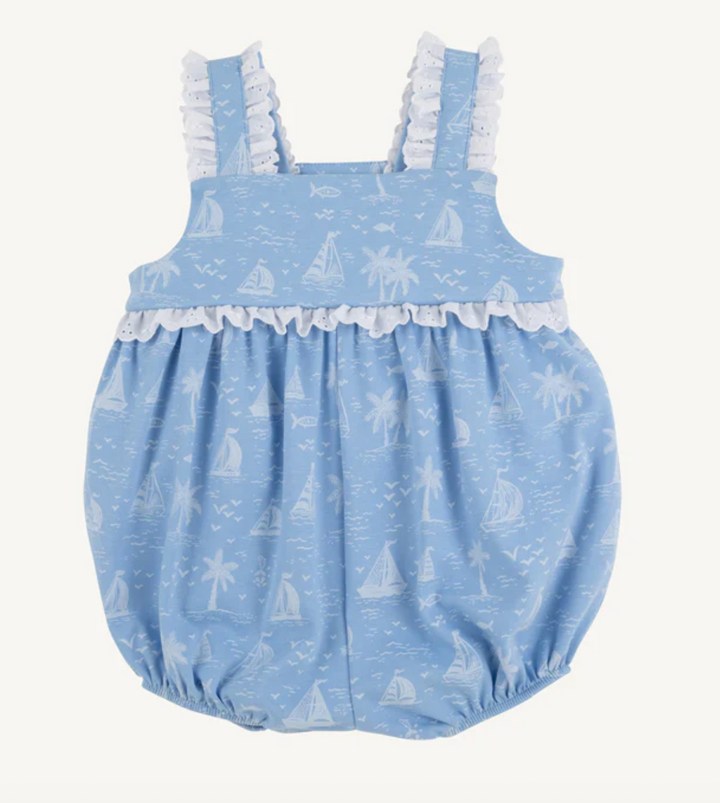 Babs Bubble- Bay Side Boats with Worth Avenue White