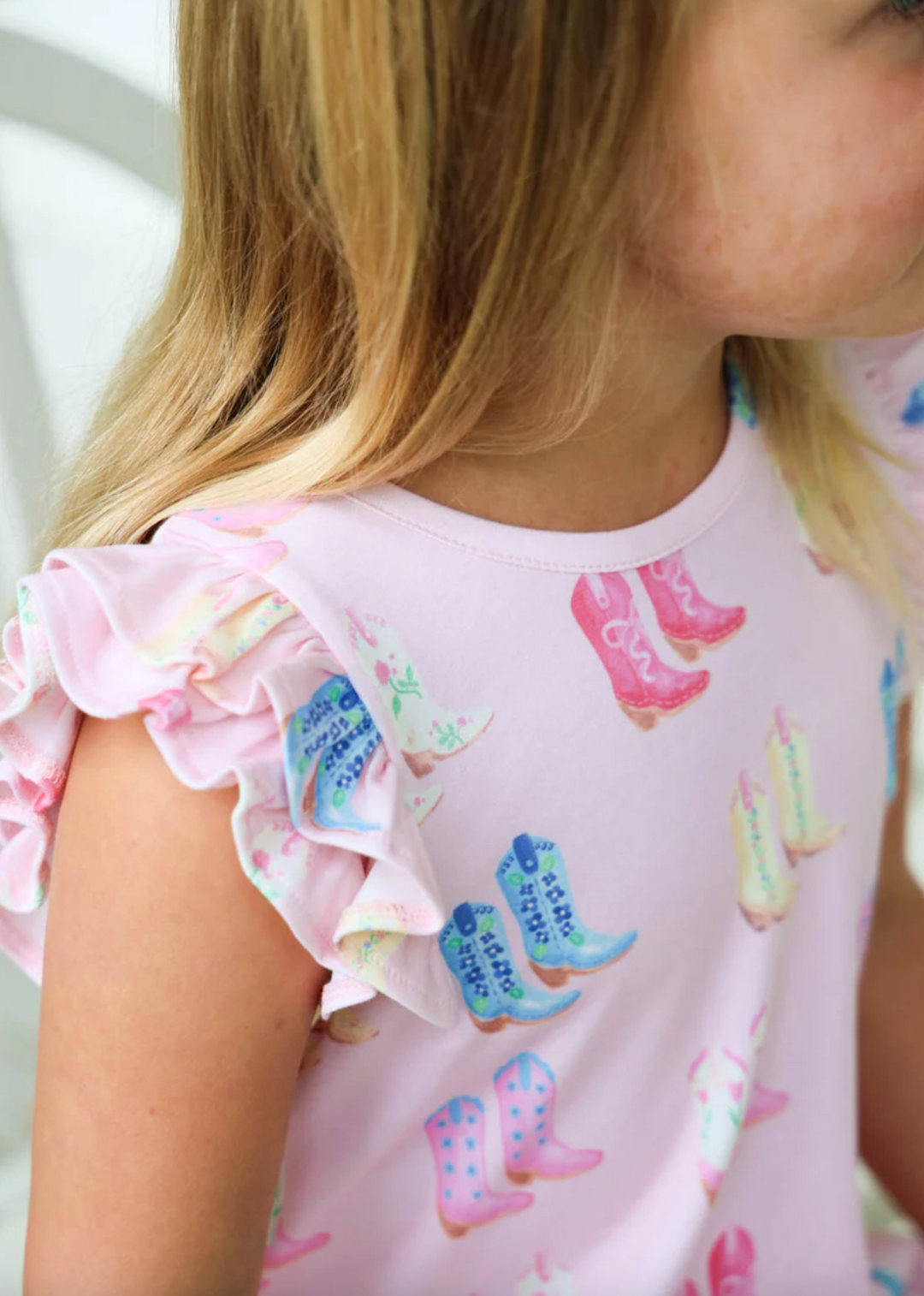 Ruehling Ruffle Dress- Cute to Boot