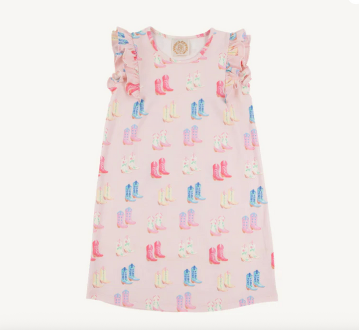 Ruehling Ruffle Dress- Cute to Boot