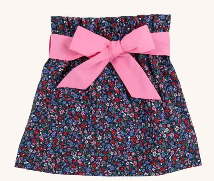 Beasley Bow Skirt- Fairfax Farm Floral