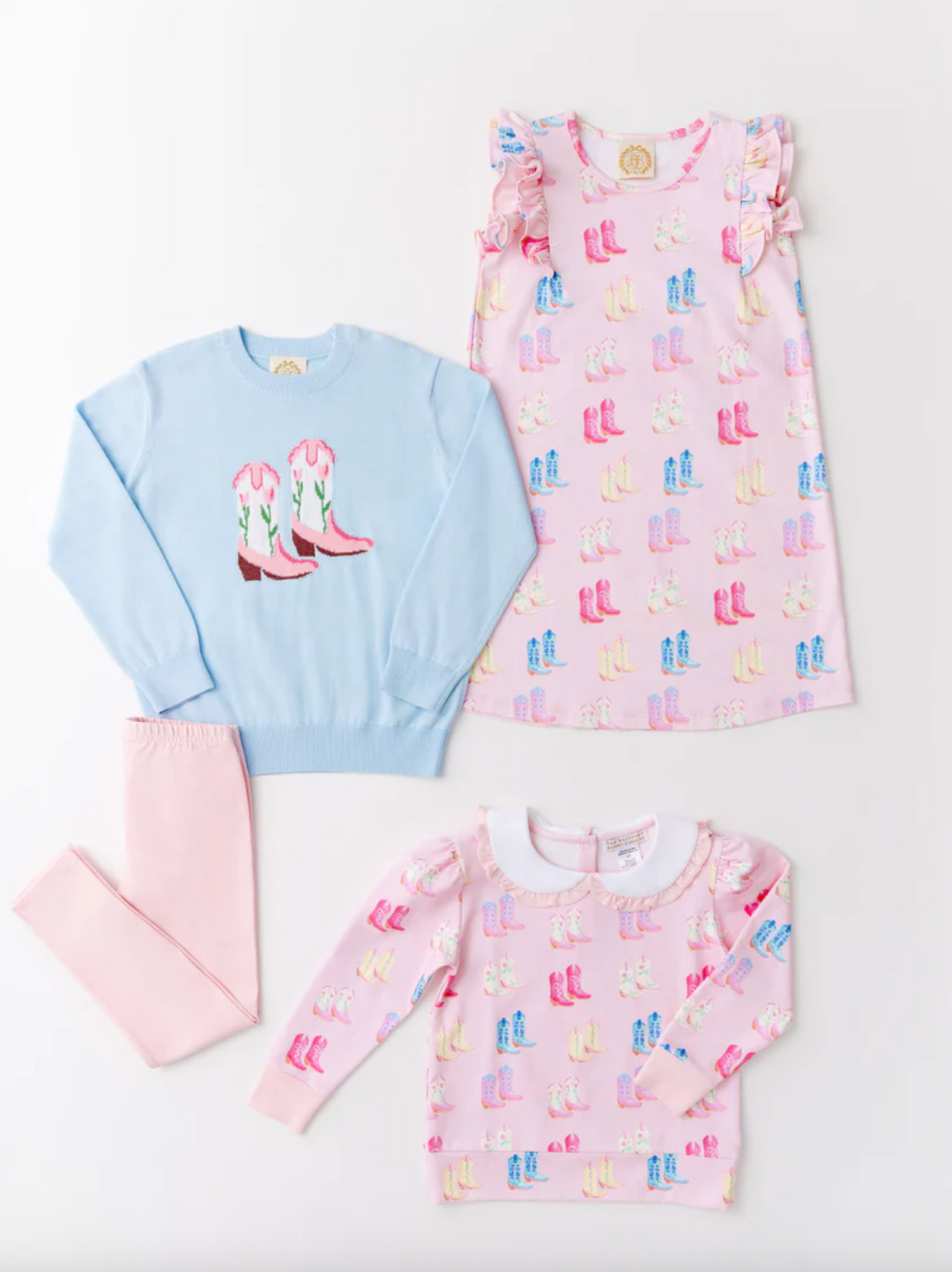 Maude's Ruffle Cassidy Comfy Crewneck- Cute to Boot