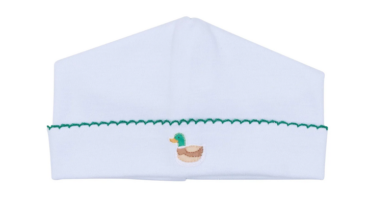 Mini Mallard Embroidered Hat - Light Blue