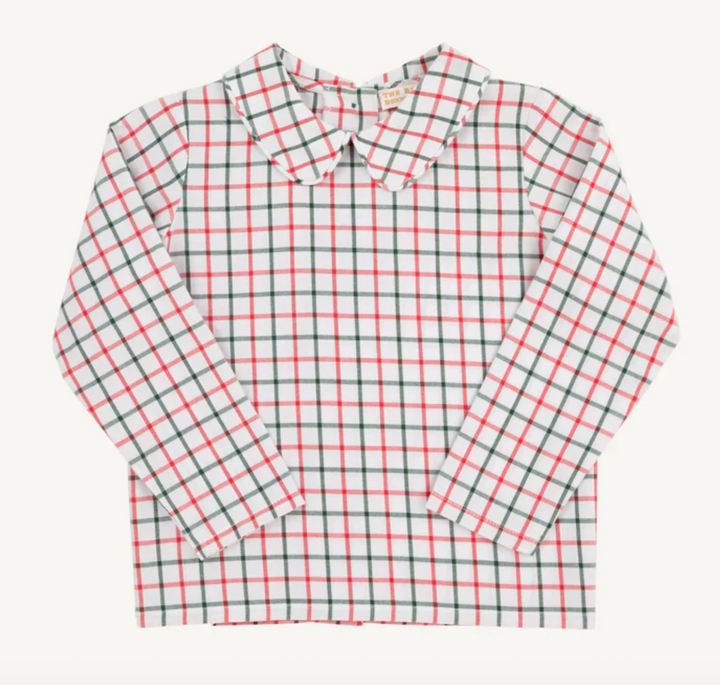 Peter Pan Collar Shirt- Old Town Tattersall