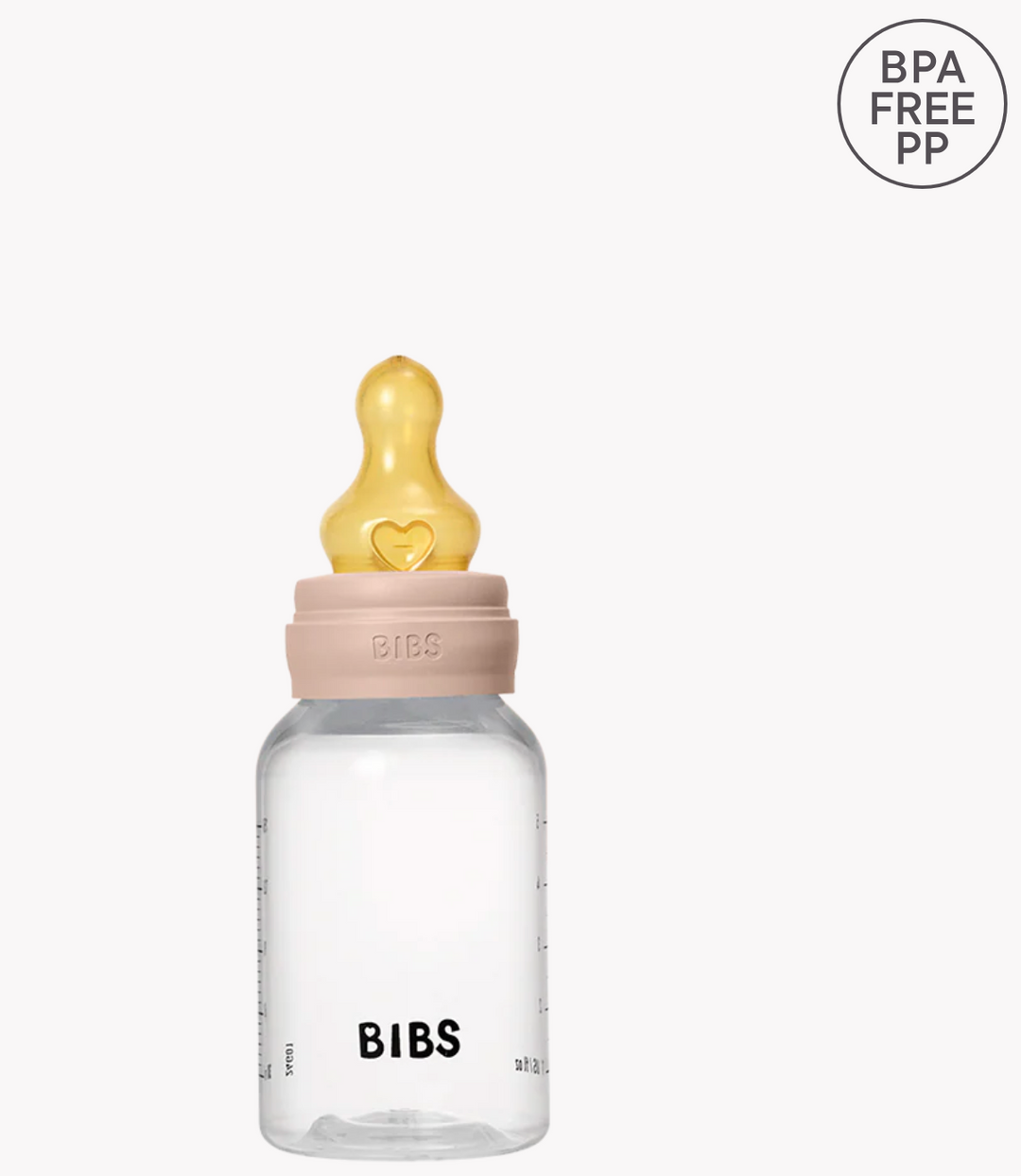 BIBS Baby BPA-Free PP Bottle 5oz Latex
