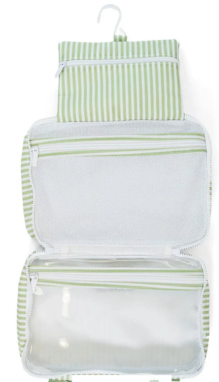 Bundle Up2 Hanging Toiletry Bag- Pimlico Stripe Sage