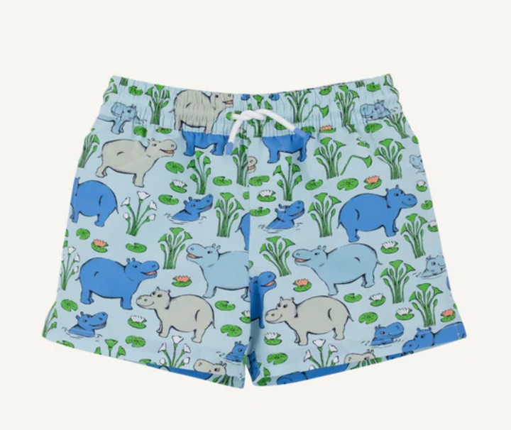 Tortola Trunks- Bal Harbour Hippo (Beale Street Blue)