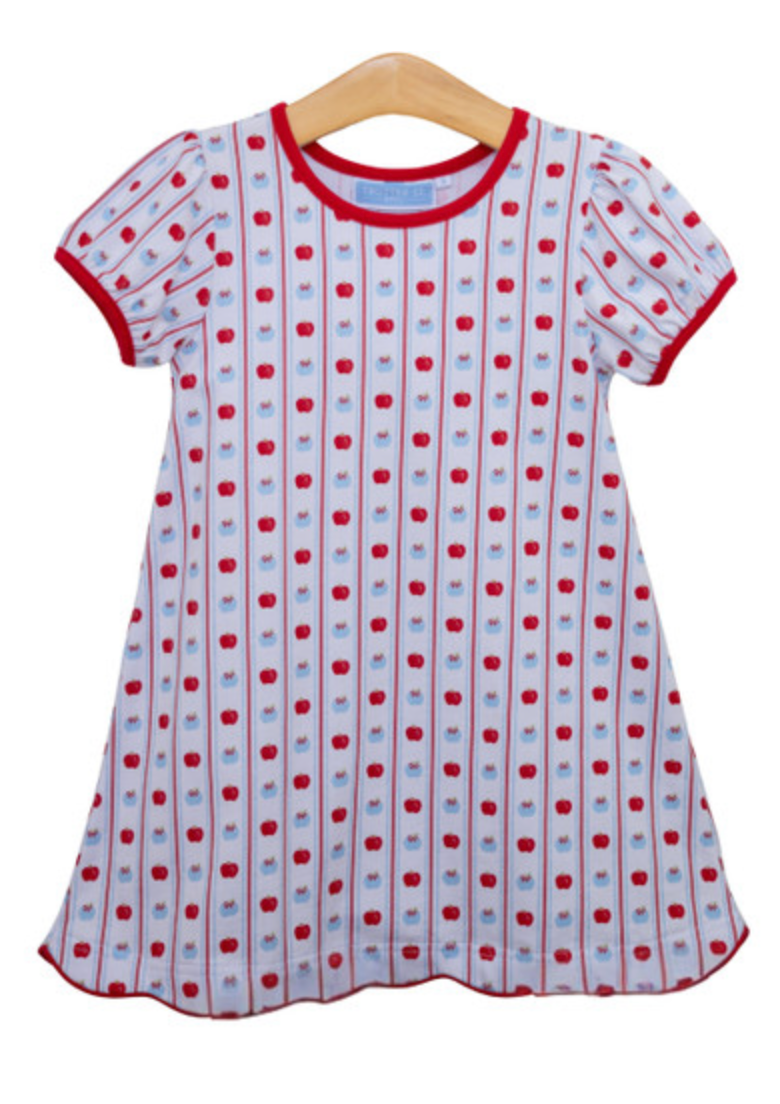Apple Print Dress