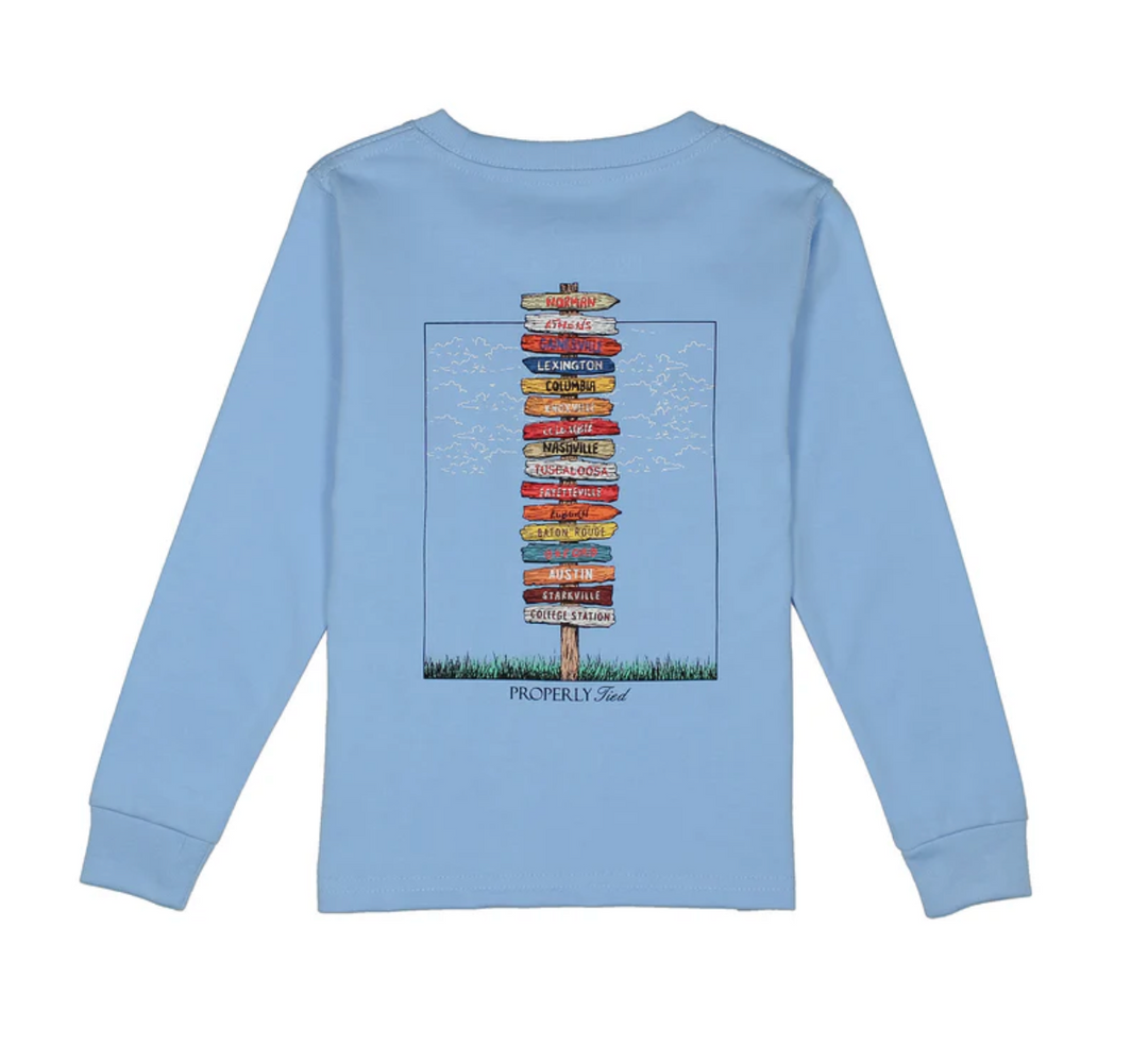Boys Southeastern Showdown LS Light Blue