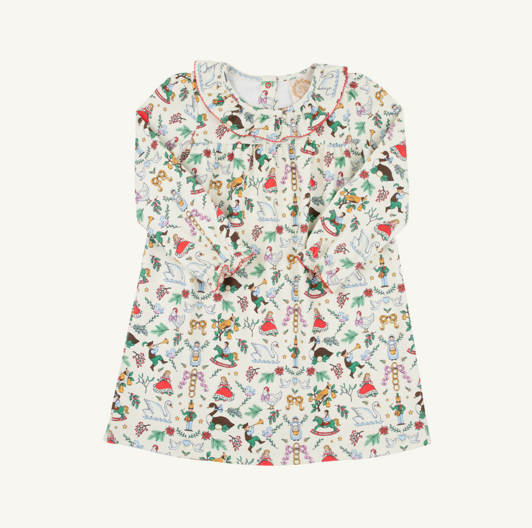 Ramona Ruffle Dress - 12 Days of Christmas