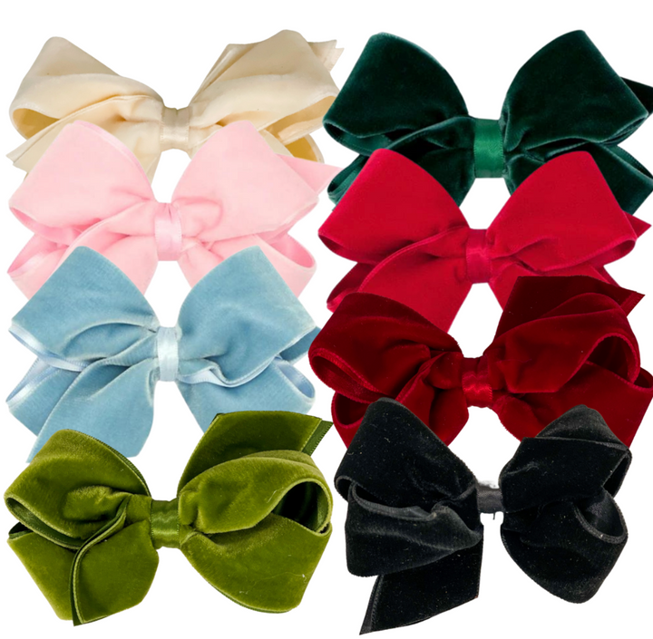 Small Classic Velvet Bow