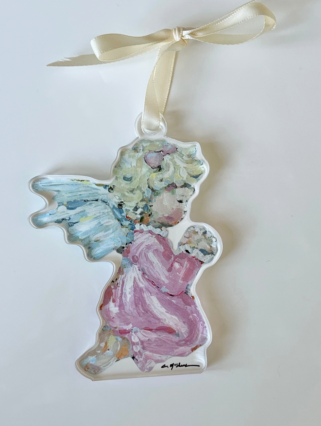 Tiny Wings I Acrylic Christmas Ornament