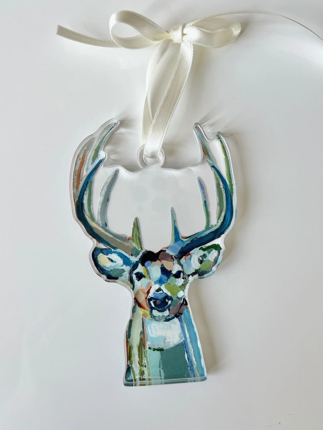 Bucky Acrylic Christmas Ornament