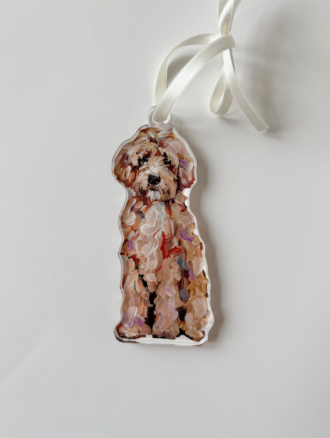 Goldendoodle Classic Acrylic Christmas Dog Ornament